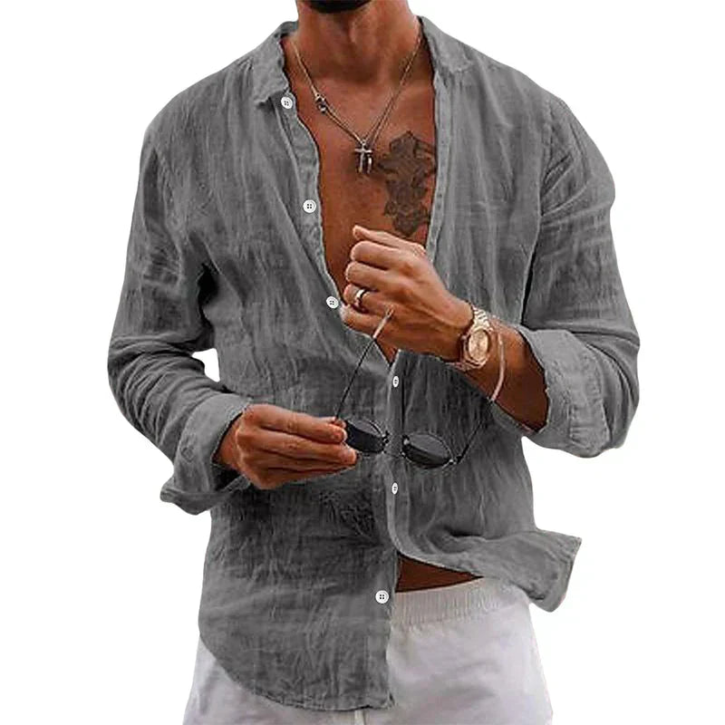 Alex | Men’s Classic Linen Shirt
