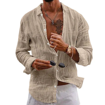 Alex | Men’s Classic Linen Shirt