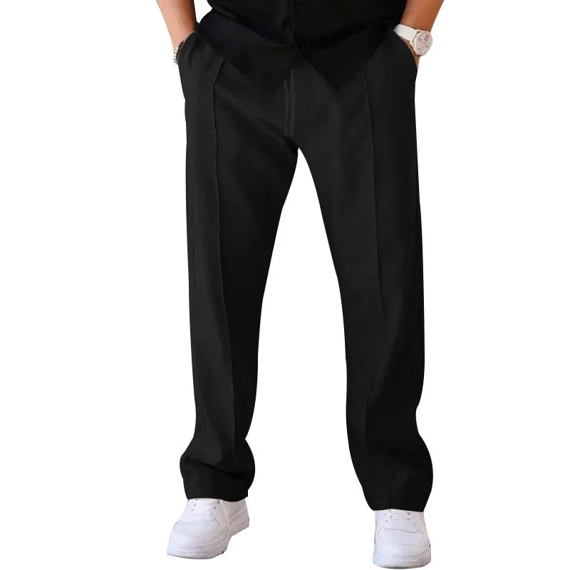 Calder | Men’s Relaxed Straight-Leg Drawstring Trousers