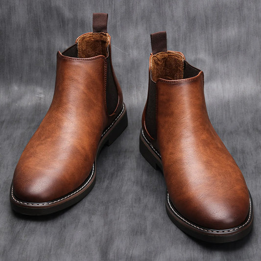 Draven | Men’s Waterproof Chelsea Boots with Elastic Side Panels