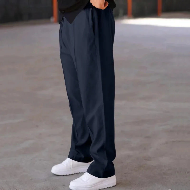 Calder | Men’s Relaxed Straight-Leg Drawstring Trousers