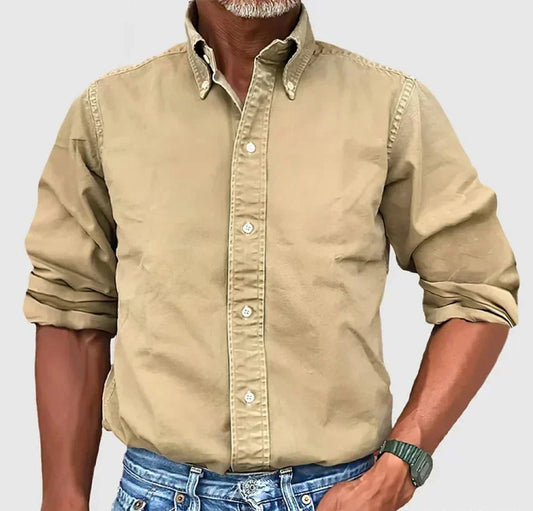 Norvale | Men’s Classic Button-Down Shirt with Smart Collar