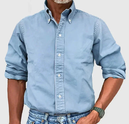 Norvale | Men’s Classic Button-Down Shirt with Smart Collar