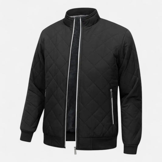 Aidan | Men’s Quilted Jacket – Fleece-Lined Elegance